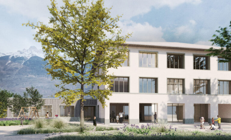 mad·a remporte le concours pour le centre scolaire d&rsquo;Evionnaz-Collonges !