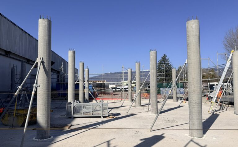 Le chantier de l&rsquo;extension de la brasserie Boxer à Yverdon-les-Bains avance !